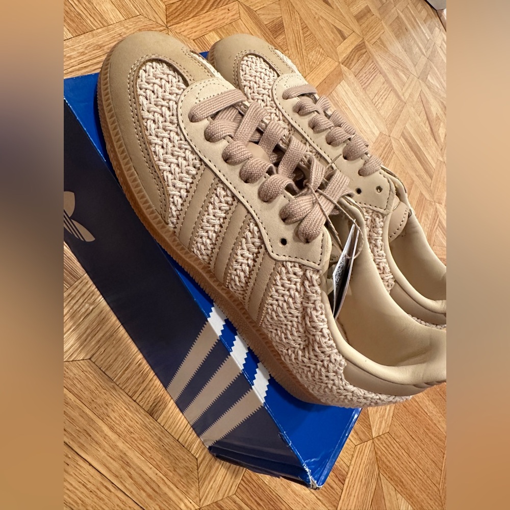 NWT Adidas SAMBA OG in Raffia in EU38/W6.5 - Picture 4 of 8